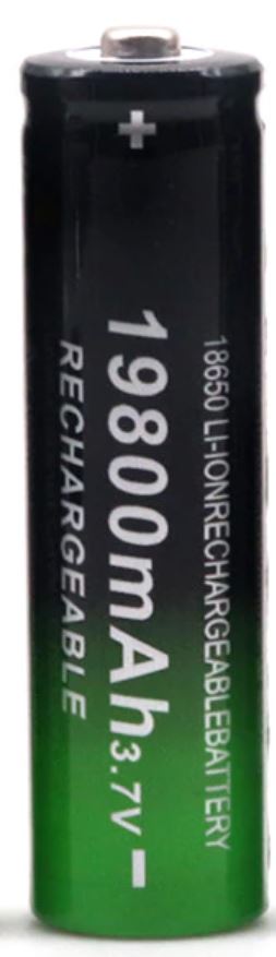 סוללה נטענת 3.7v 19800mAh 18650 Li-ion
