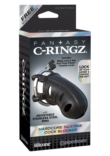 c-ringz- חגורת צניעות לגבר מבית חברת אביזרי הסאדו והשליטה Pipedream