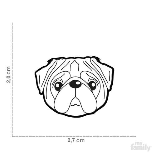PUG   MF18NBLACK myfamily 