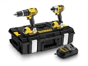 סט אימפקט+מברגה/מקדחה רוטטת 18V DEWALT דגם DCK285M2