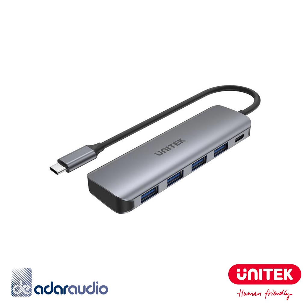 רכזת USB 3.1 עם 4 פורטים Unitek HUB P5+ Micro USB 10W
