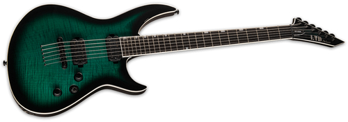 זוית נוספת ESP LTD H3-1000 Black Turquoise Burst