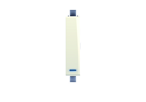 מפסק יחיד מואר לד כחול 1/2 מודול 1/2 מודול, 1P-10AX לבן