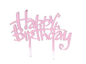 טופר פרספקט HAPPY BIRTHDAY ורוד