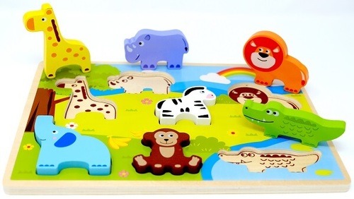 פאזל תלת מימד חיות בר PIT TOYS