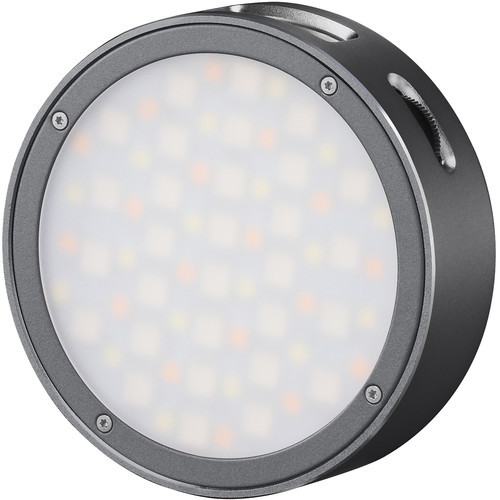 תאורת לד - Godox R1 Round Mini RGB LED Magnetic Light