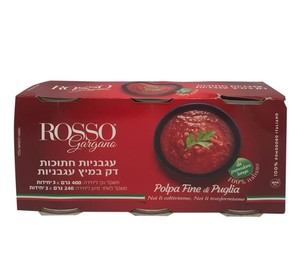 שלישיית עגבניות חתוכות דק Rosso gargano