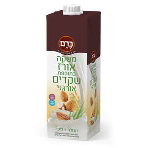 משקה אורז שקדים אורגני - כרם