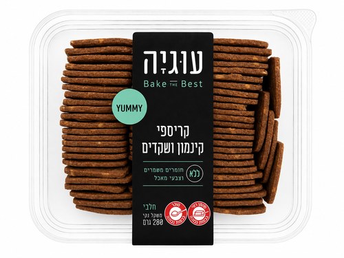 עוגיות קריספי קינמון ושקדים - עוגיה