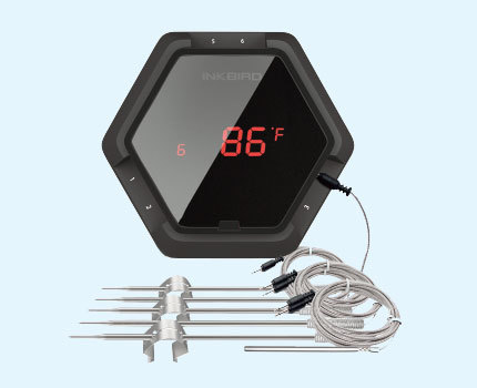 מדחום אלחוטי חכם 6 פרובים INK-BIRD דגם IBT-6XS