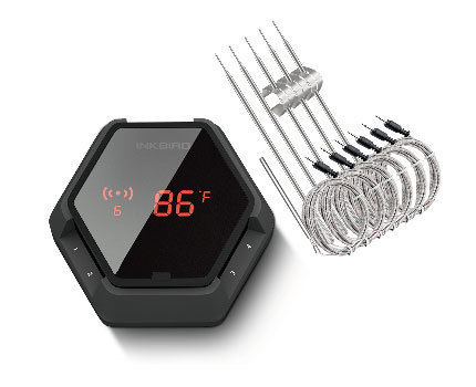 מדחום אלחוטי חכם 6 פרובים INK-BIRD דגם IBT-6XS