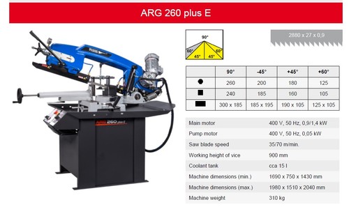 משור סרט תוצרת צכיה PILOUS 235 PLUS ARG  