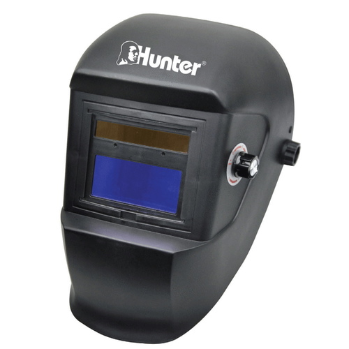 מסכת ריתוך אלקטרונית סולרית עם וסת שחור HUNTER