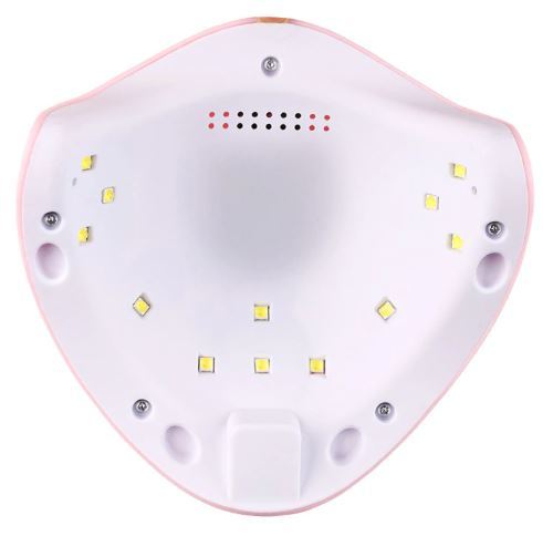 מייבש לק לציפורניים מייבש לק דיגיטלי 36W UV LED צבע ורוד בייבי דגם : ELECTRO-USB-36W