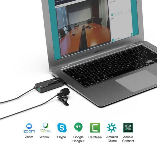 מיקרופון דש חוטי בחיבור USB ישירות למחשב Fifine K053