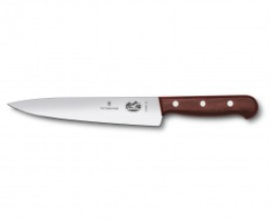 סכין שף להב רחב ידית Rosewood