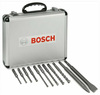 מזוודת 11 יח' מקדחים ואזמלים לפטישון BOSCH