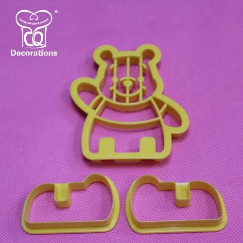 שבלונות להכנת עוגיות פו הדב 3D
