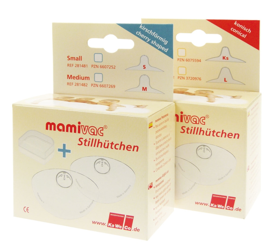 פטמות סיליקון להנקה mamivac