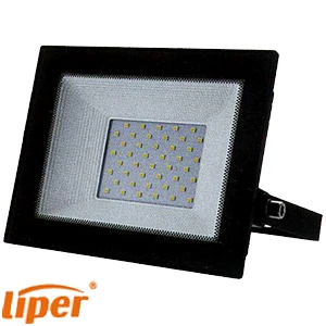 תאורת הצפה אלומיניום ניוליין 50W שחור 