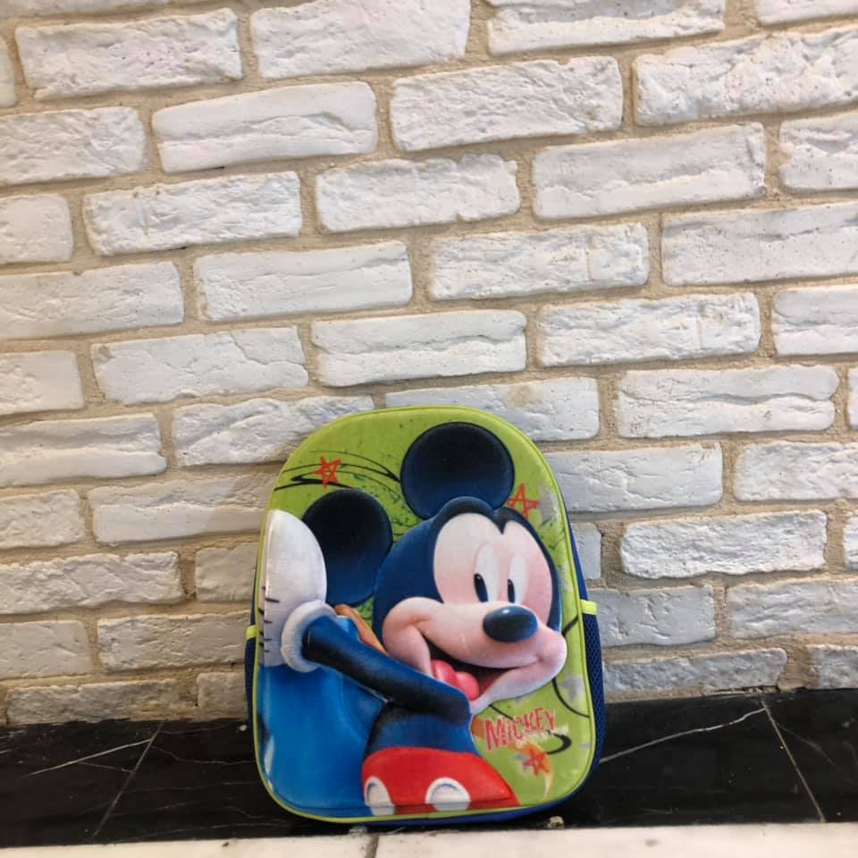 תיק גן מיקי מאוס תלת מימד קטיפתי