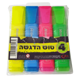 עט הדגשה מוניקס 4 יח