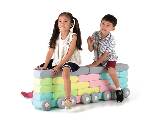 ערכת הרחבה גלגלים צבע פסטל - 29 חלקים