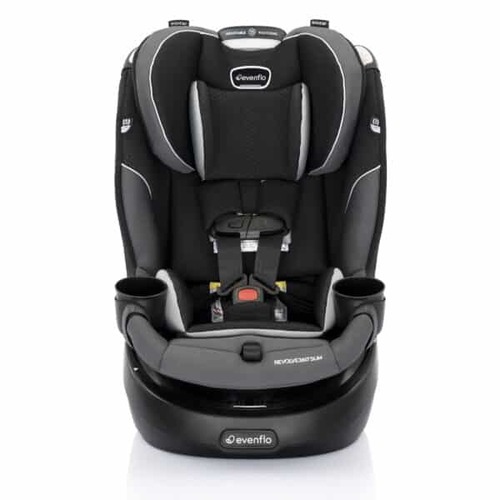 כיסא בטיחות מסתובב 360 צר במיוחד רבולב Revolve 360 Slim- שחור/אפור Obsidian Black Evenflo אוונפלו