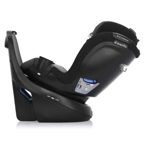 כיסא בטיחות מסתובב 360 צר במיוחד רבולב Revolve 360 Slim- שחור/אפור Obsidian Black Evenflo אוונפלו