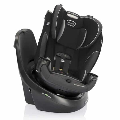 כיסא בטיחות מסתובב 360 צר במיוחד רבולב Revolve 360 Slim- שחור/אפור Obsidian Black Evenflo אוונפלו