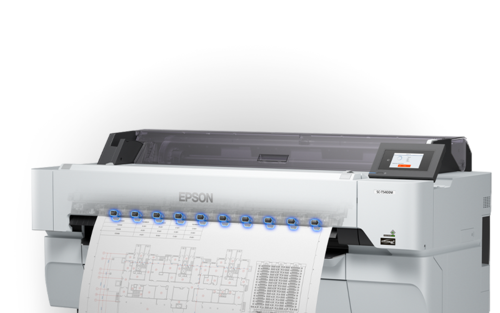 פלוטר משולב סורק EPSON SureColor SC-T5400M Multifunction