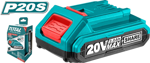 סוללת ליתיום-יון 20V 2.0 AH