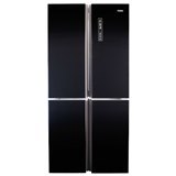 מקרר 4 דלתות מקפיא תחתון זכוכית שחורה HRF-555FB Open Space Inverter