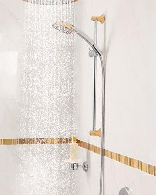 HANSGROHE מוט מקלחת ניקל/זהב דגם 27843090