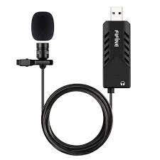 מיקרופון דש חוטי בחיבור USB ישירות למחשב Fifine K053