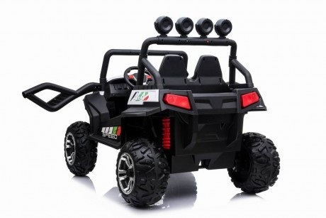 גיפ' באגי מפואר 24V לבן 2 מושבים - כולל שלט לשליטת ההורה