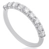 טבעת יהלומים חצי נישואים 0.72ct מזהב 14K