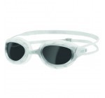 משקפת שחיה PREDATOR WHITE לבן עדשה כהה איכותית במיוחד מסננת קרינה מונעת אדים