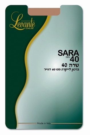 מארז 6 גרביוני ברך עובי 40 den דגם SARA
