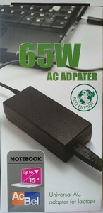 מטען אוניברסלי למחשב נייד AcBel 65W