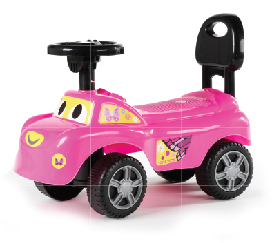 בימבה עם צופר ואפקטים קוליים בעברית לילדים - פרפר ורוד