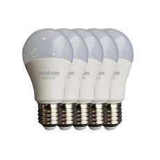מארז 5 נורות לד GPLUS 12W E27 A60