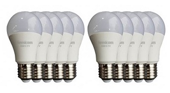 מארז 10 נורות לד  10W E27 A60