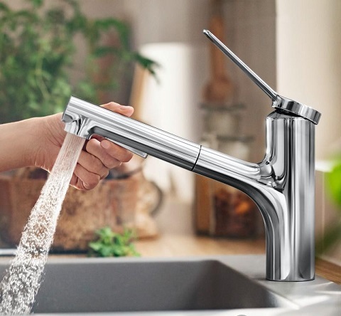 HANSGROHE ברז מטבח נשלף דגם 74800000