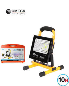 פרוזקטור נטען נייד - 25W - אומגה OMEGA