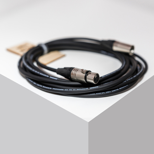 כבל XLR מקצועי 10 מטר מאוזן MC220eco מבית SHNOOR *שלוש שנות אחריות*