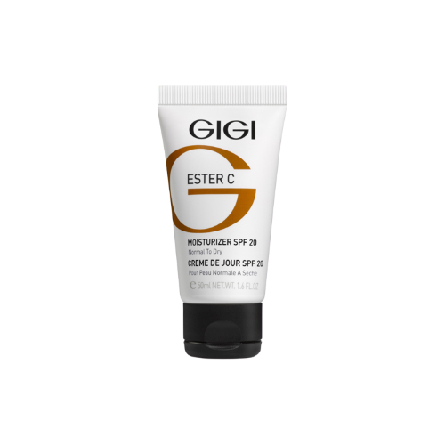 קרם לחות לעור יבש (רגיל-יבש) SPF 20 סדרת אסתר סי GIGI ESTER C ג'יג'י - 50 מ