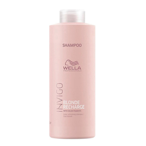WELLA PROFESSIONALS INVIGO BLOND RECHARGE SHAMPOO 1000ml שמפו אינביגו בלונד רצרז'