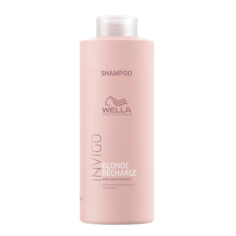WELLA PROFESSIONALS INVIGO BLOND RECHARGE SHAMPOO 1000ml שמפו אינביגו בלונד רצרז