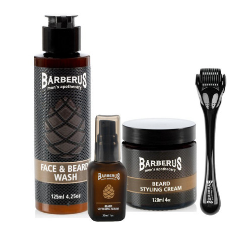ברברוס מארז לעיצוב הזקן Barberus Beard Styling Kit